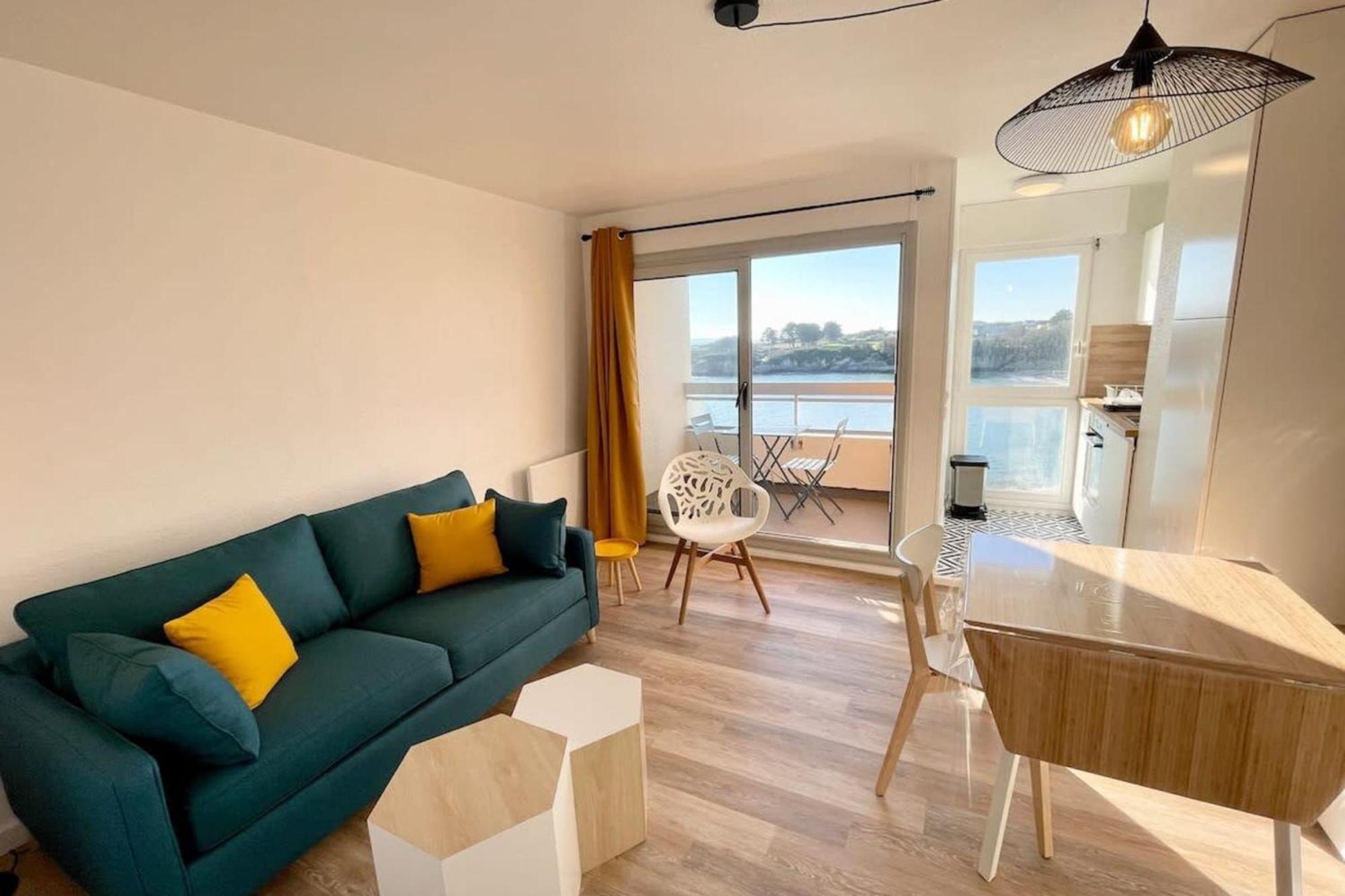 Pieds Dans L'Eau T2 Archi Cosy - Vue Mer 180 Ploemeur Εξωτερικό φωτογραφία