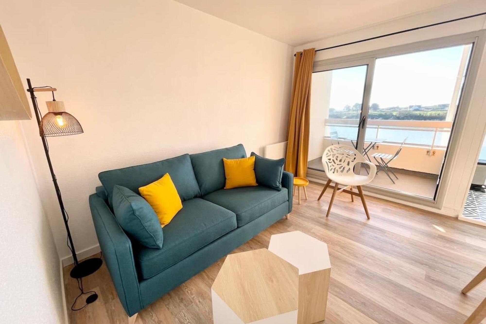 Pieds Dans L'Eau T2 Archi Cosy - Vue Mer 180 Ploemeur Εξωτερικό φωτογραφία